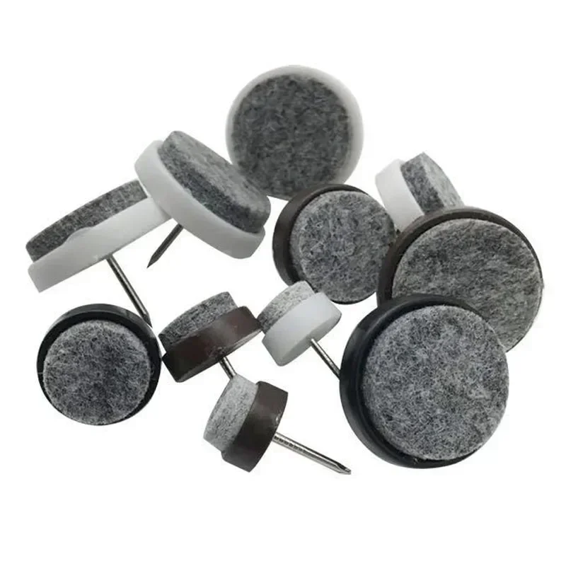 Furniture Hardware For Bed - 30Pcs 14-28มม.พลาสติก Felt เล็บ Non-Slip เก้าอี้โต๊ะตู้ขา