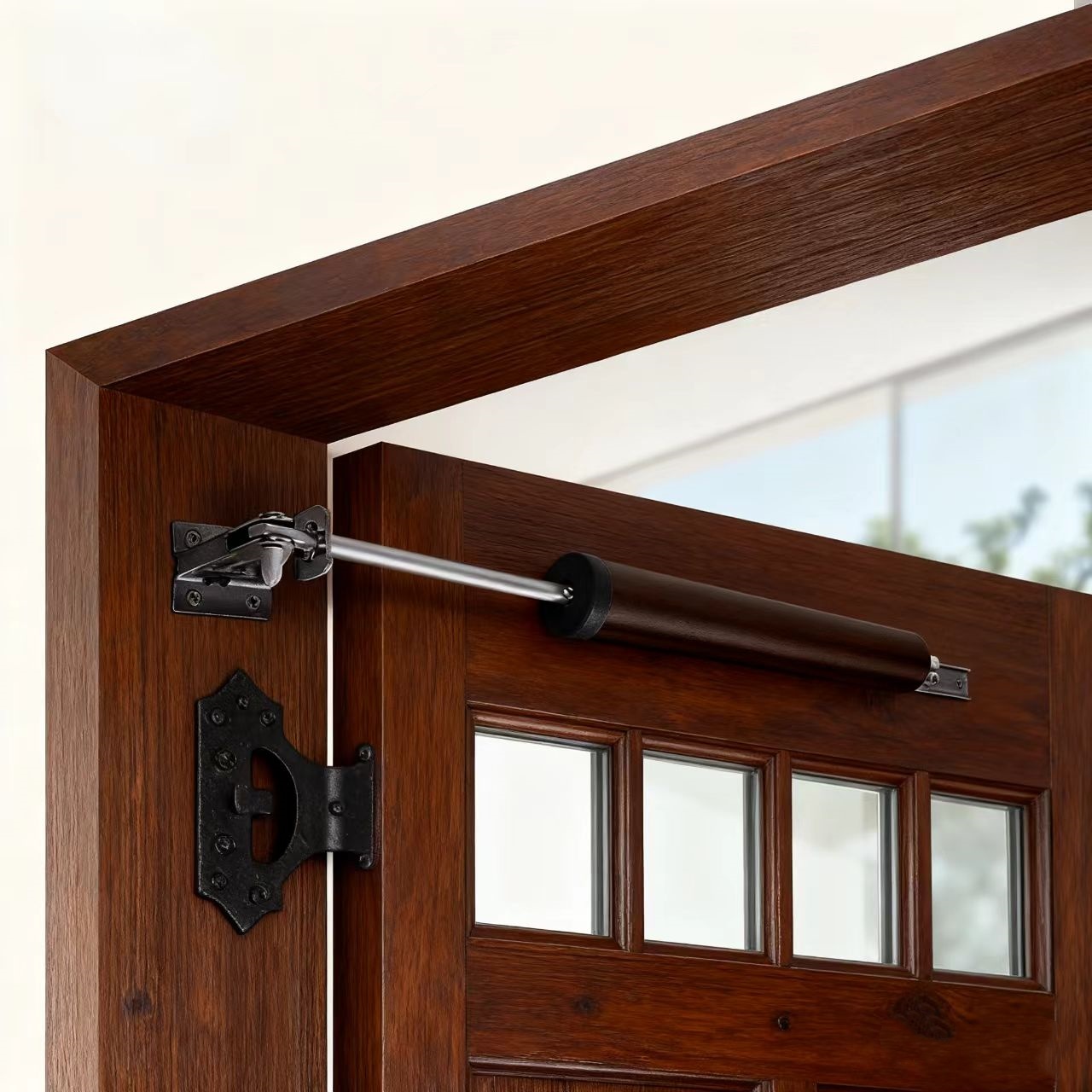 Furniture Joinery Hardware - ตัวปิดประตูอัตโนมัติแบบเงียบพร้อมการตั้งค่าตำแหน่ง 90 องศา, การปรับตั้งค่าการหยุด, การปิดอัตโนมัติ, อุปกรณ์ฮาร์ดแวร์สำหรับเฟอร์นิเจอร์