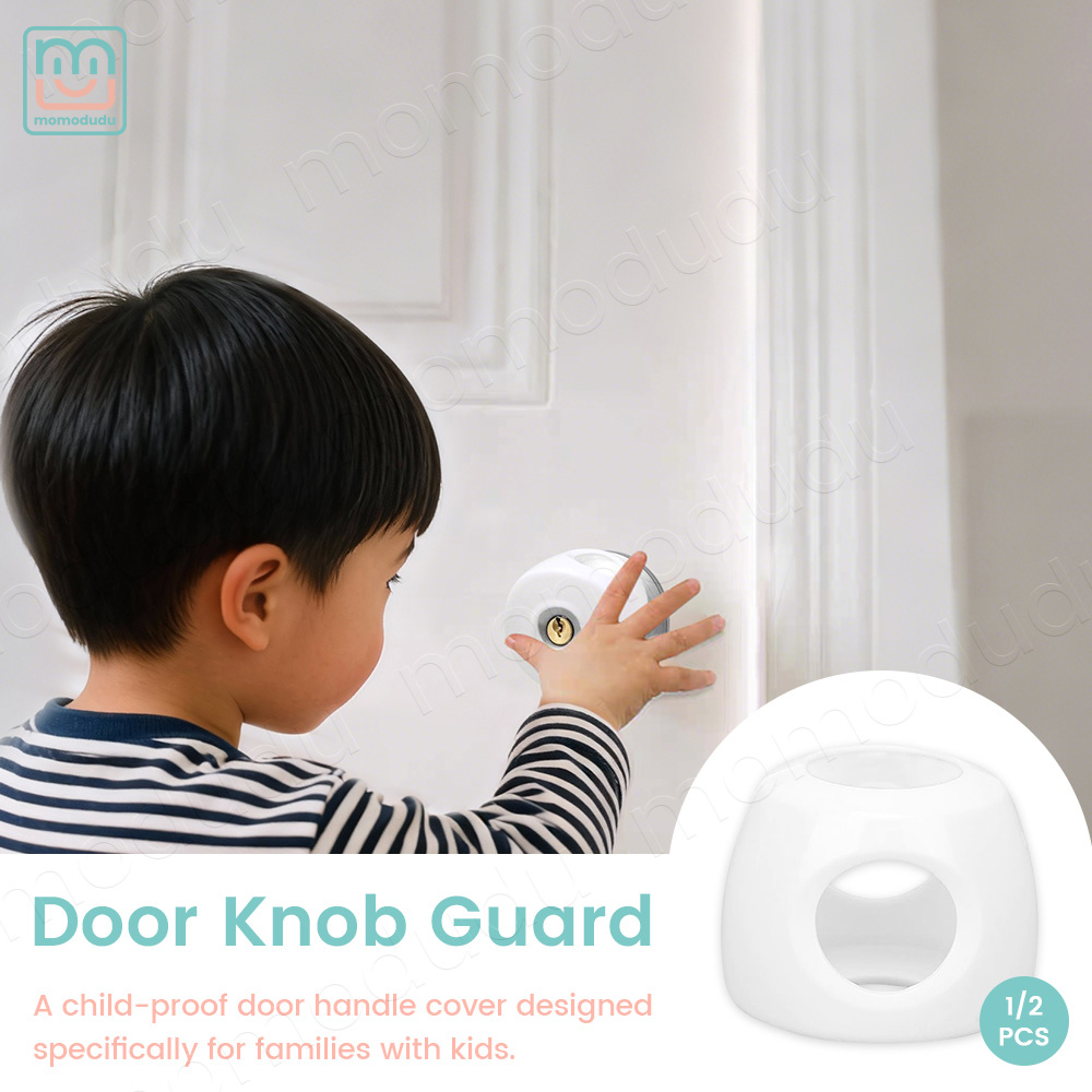 Cabinet Knob Round - ฝาครอบนิรภัยสำหรับมือจับประตูเด็ก, ป้องกันเด็กและป้องกันการชนสำหรับมือจับทรงกลมมาตรฐาน