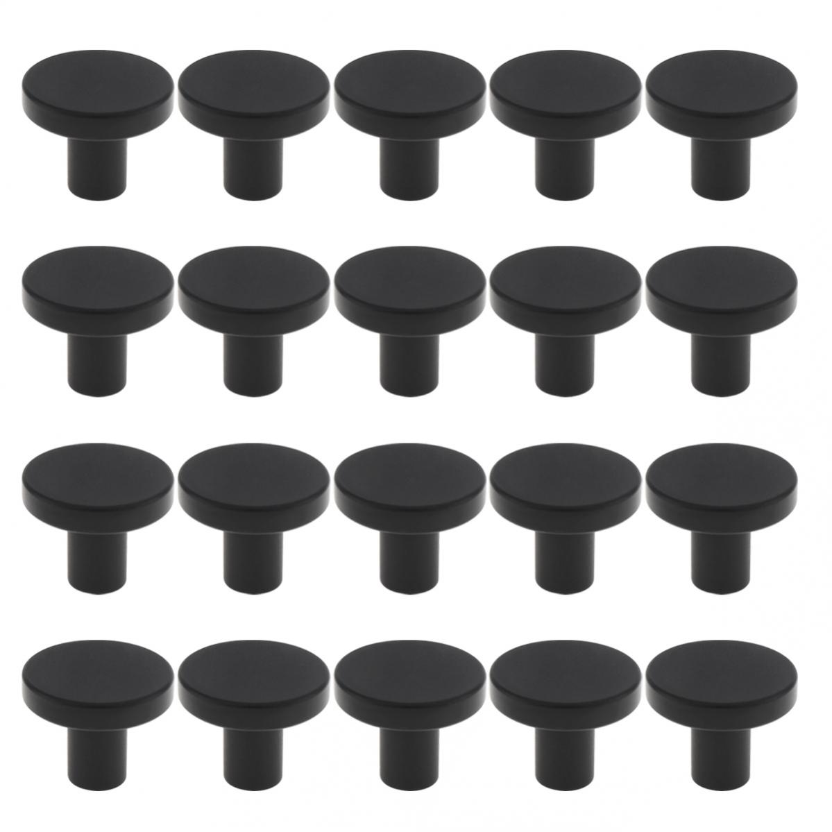 Cabinet Knob Round - 20 ชิ้นรอบตู้ครัว Knobs Solid Dresser Knobs