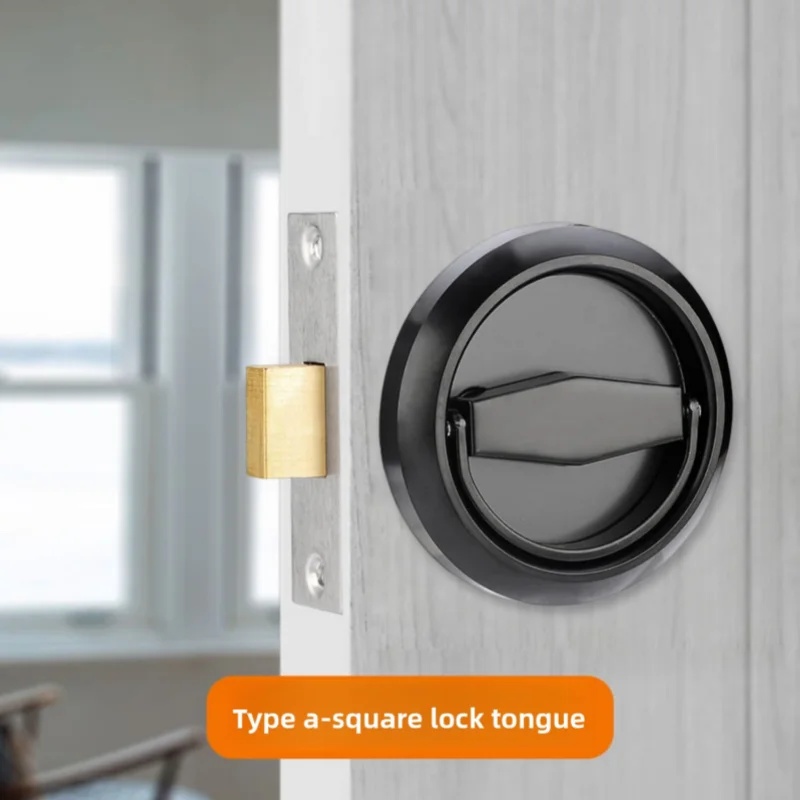 Cabinet Knob Round - มือจับและปุ่มจับตู้แบบซ่อนทำจากสแตนเลสเกรดพรีเมียม 304 ทรงกลม สำหรับตู้เก็บของ ลิ้นชัก และเฟอร์นิเจอร์