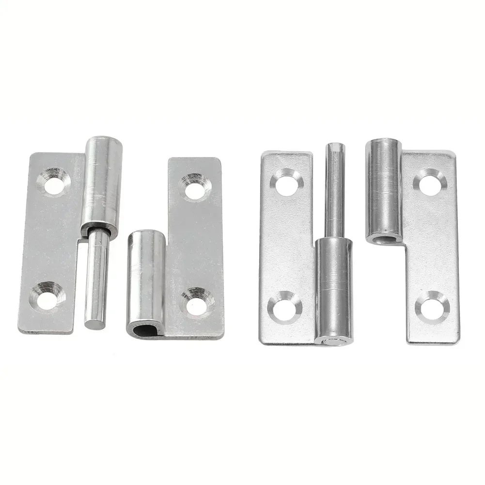 Furniture Hardware Replacement Parts - บานพับที่ถอดออกได้สแตนเลสสตีลข้อต่อธงLift OffบานพับHeavyแบนบานพับที่ถอดออกได้ประตูเชื่อมต่อเฟอร์นิเจอร์ฮาร์ดแวร์