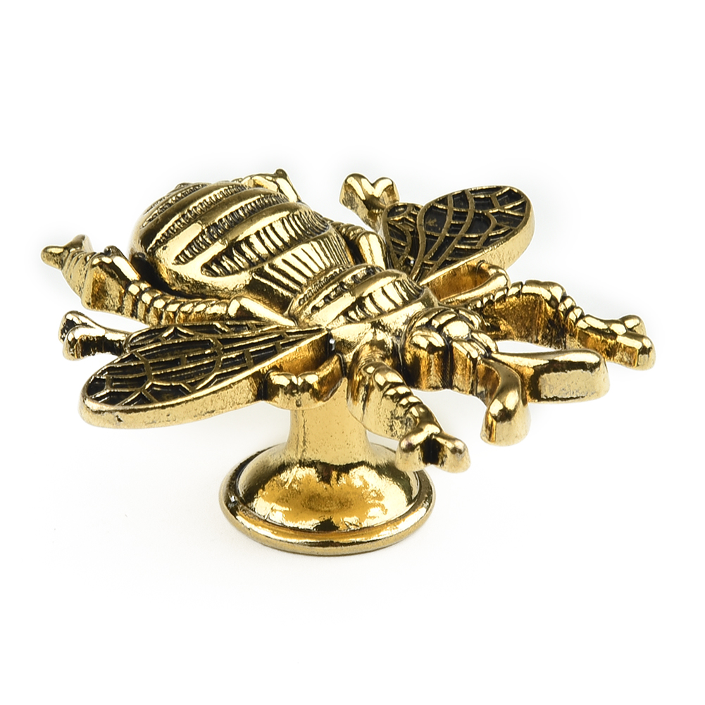 Furniture Hardware Drawer Pulls - มือจับลิ้นชักตู้แบบย้อนยุค รูปทรงผึ้ง ลูกบิดจับประตูตู้ครัว ตู้เสื้อผ้า อุปกรณ์ตกแต่งเฟอร์นิเจอร์ ของตกแต่งบ้าน