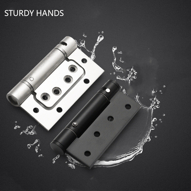 Furniture Hardware Replacement Parts - 4นิ้วสแตนเลสสตีลบานพับฤดูใบไม้ผลิ Mute บานพับหน้าต่างประตูตู้ Connector หน้าแรกอุปกรณ์ฮาร์ดแวร์