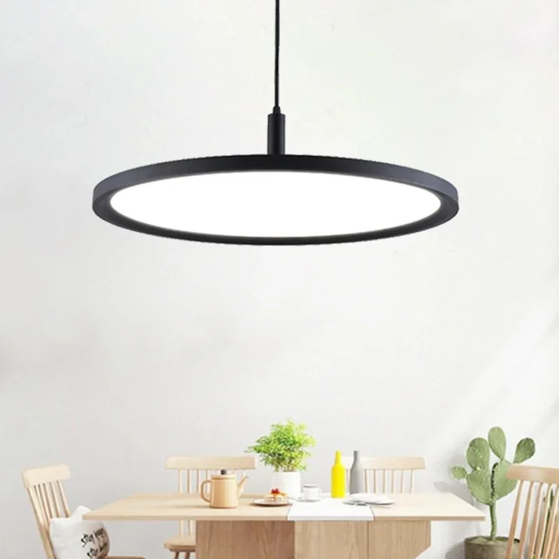 Cabinet Knob Round - โคมไฟเพดาน LED ทรงกลม สีดำขาว สไตล์มินิมอล ดีไซน์แบบนอร์ดิก
