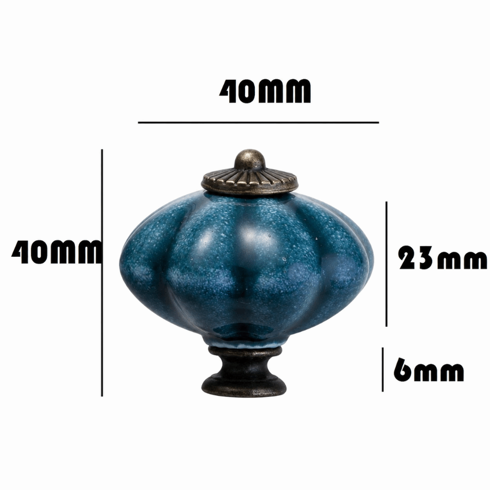 มือจับลิ้นชักเซรามิกลายดอกไม้  - Furniture Hardware Vintage บทวิจารณ์และราคา