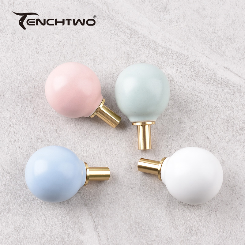 ตะขอเซรามิกทรงกลมตะขอแขวนเสื้อ - Cabinet Knob Round บทวิจารณ์และราคา