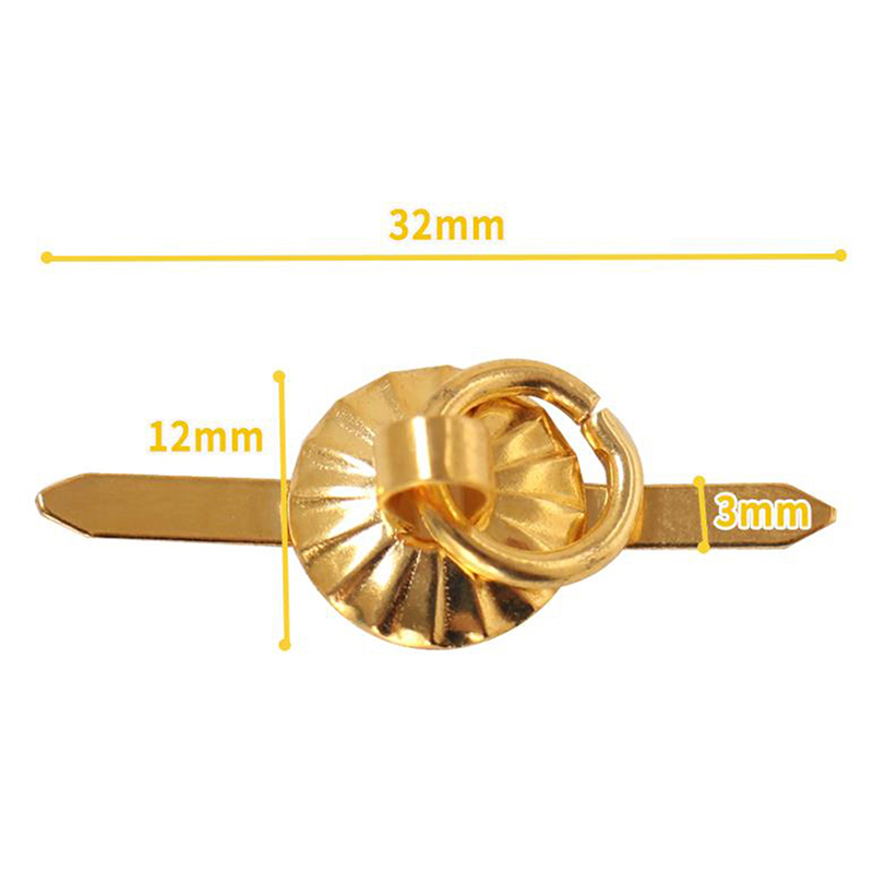 4Pcs 1/12ฮาร์ดแวร์โลหะสีทองลิ้ - Furniture Hardware Drawer Pulls บทวิจารณ์และราคา