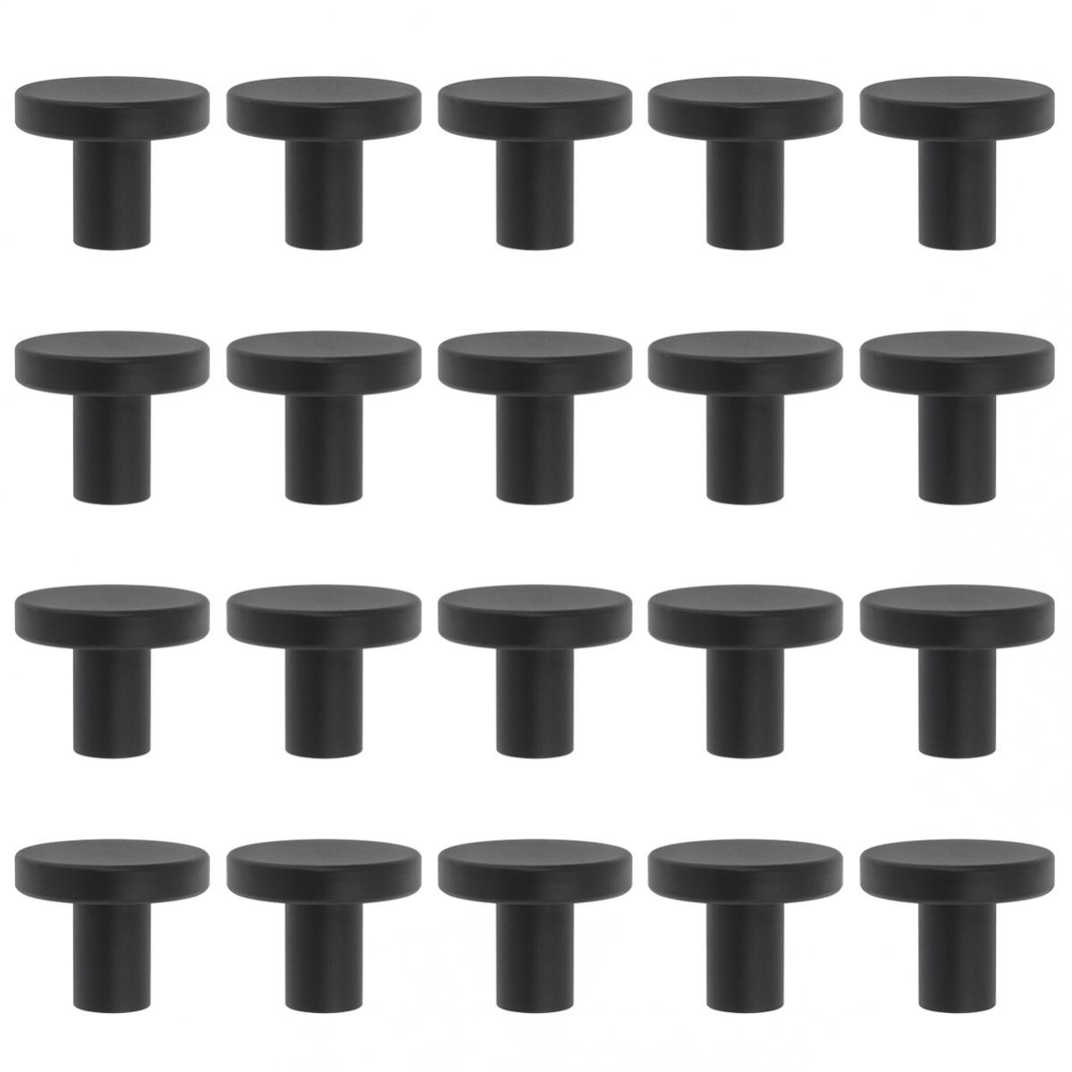 20 ชิ้นรอบตู้ครัว Knobs Solid  - Cabinet Knob Round บทวิจารณ์และราคา