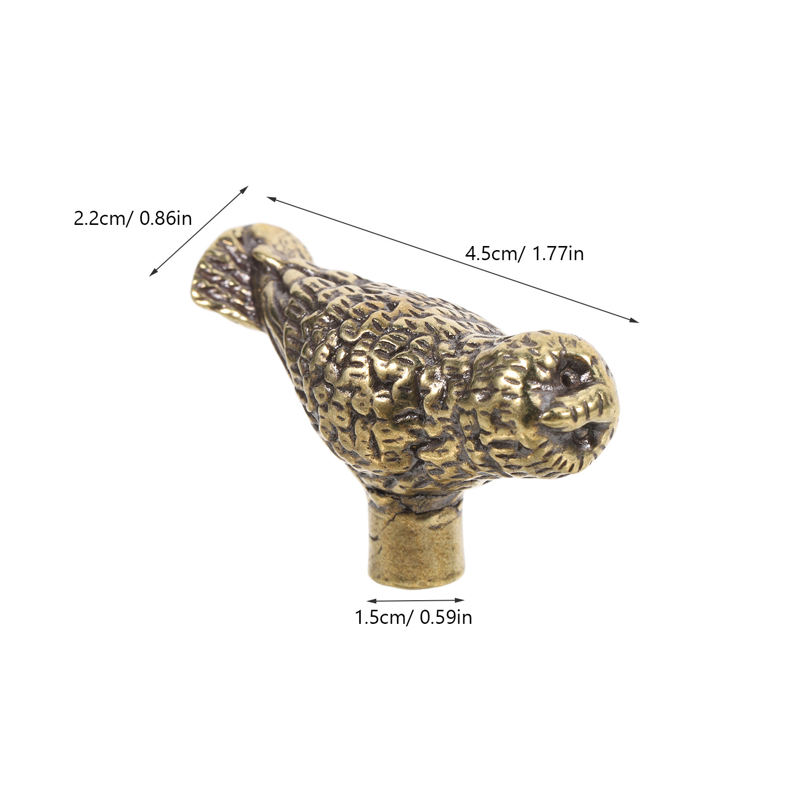 มือจับลิ้นชักทองเหลืองรูปนกฮูก - Unique Furniture Hardware Pulls บทวิจารณ์และราคา