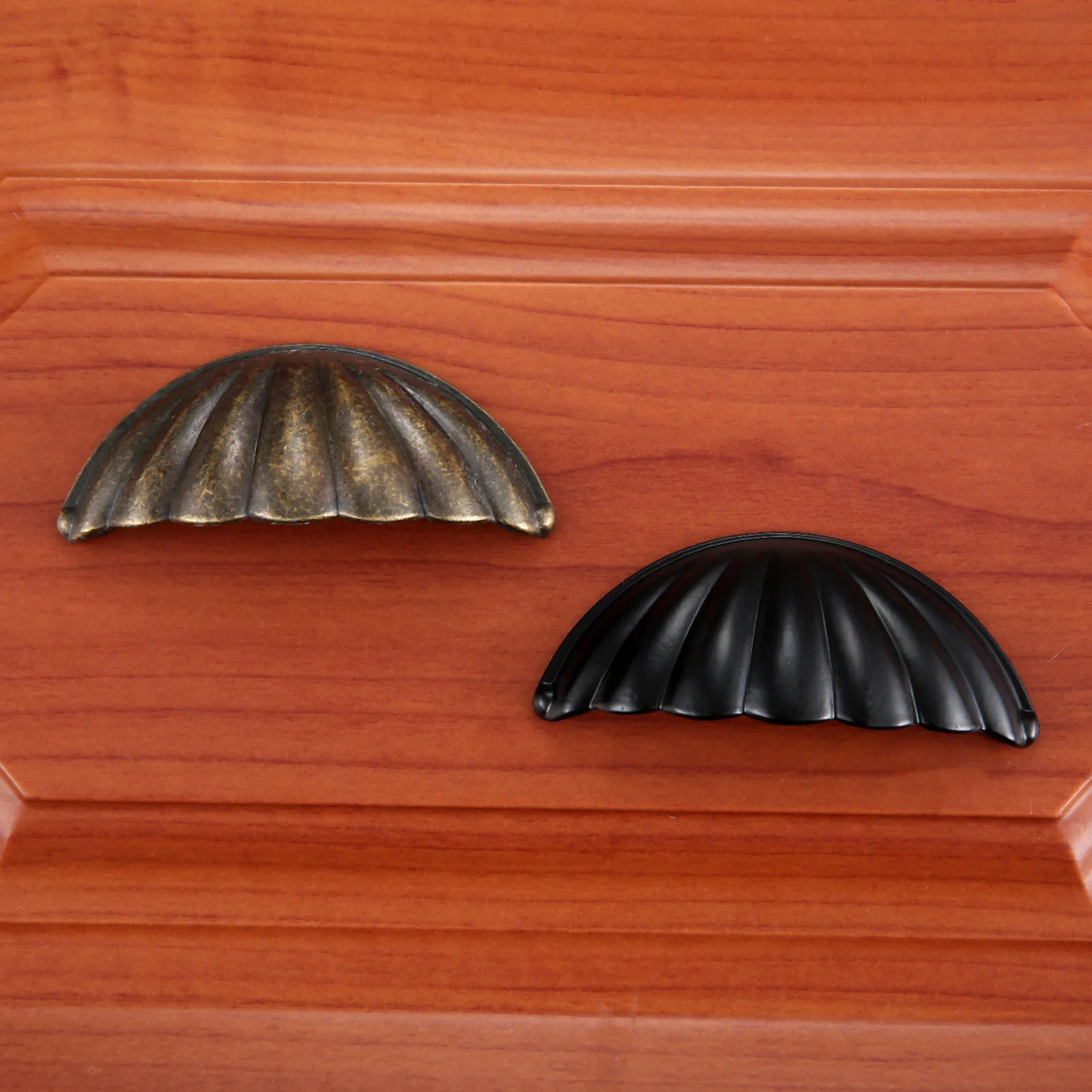 1Pc Alloy Shell รูปทรงครึ่งวงก - Furniture Hardware Vintage บทวิจารณ์และราคา