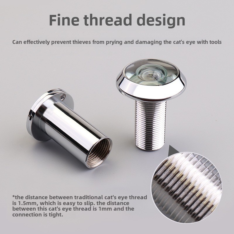 ช่องมองประตู 220 องศา 1 ชิ้น เ - Furniture Hardware Brass บทวิจารณ์และราคา