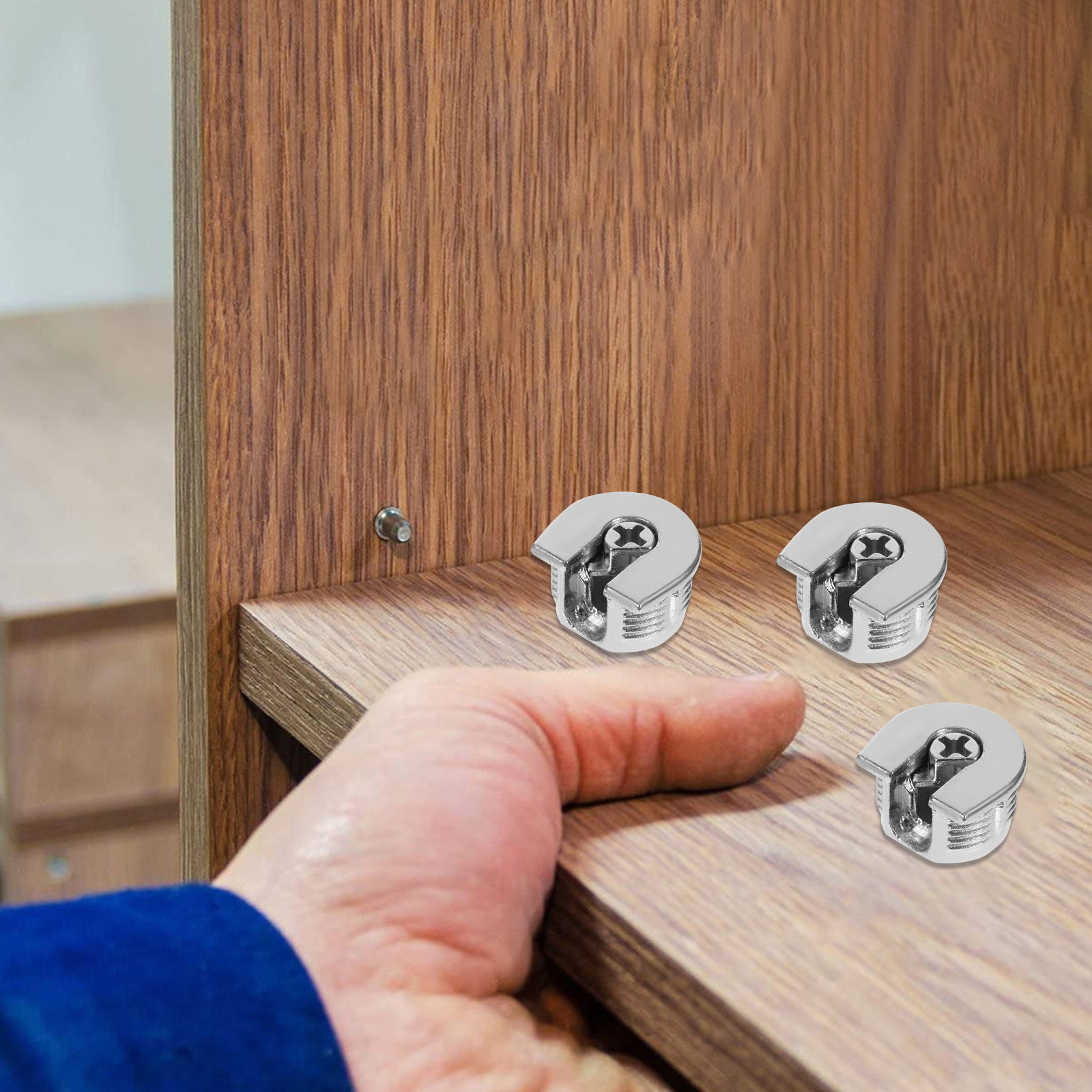 ขายึดชั้นวางของในตู้ 10 ชิ้น ร - Furniture Joinery Hardware บทวิจารณ์และราคา