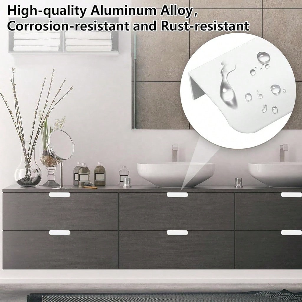 มือจับลิ้นชักแบบซ่อน 8 ชิ้น, ม - Furniture Hardware Drawer Pulls บทวิจารณ์และราคา