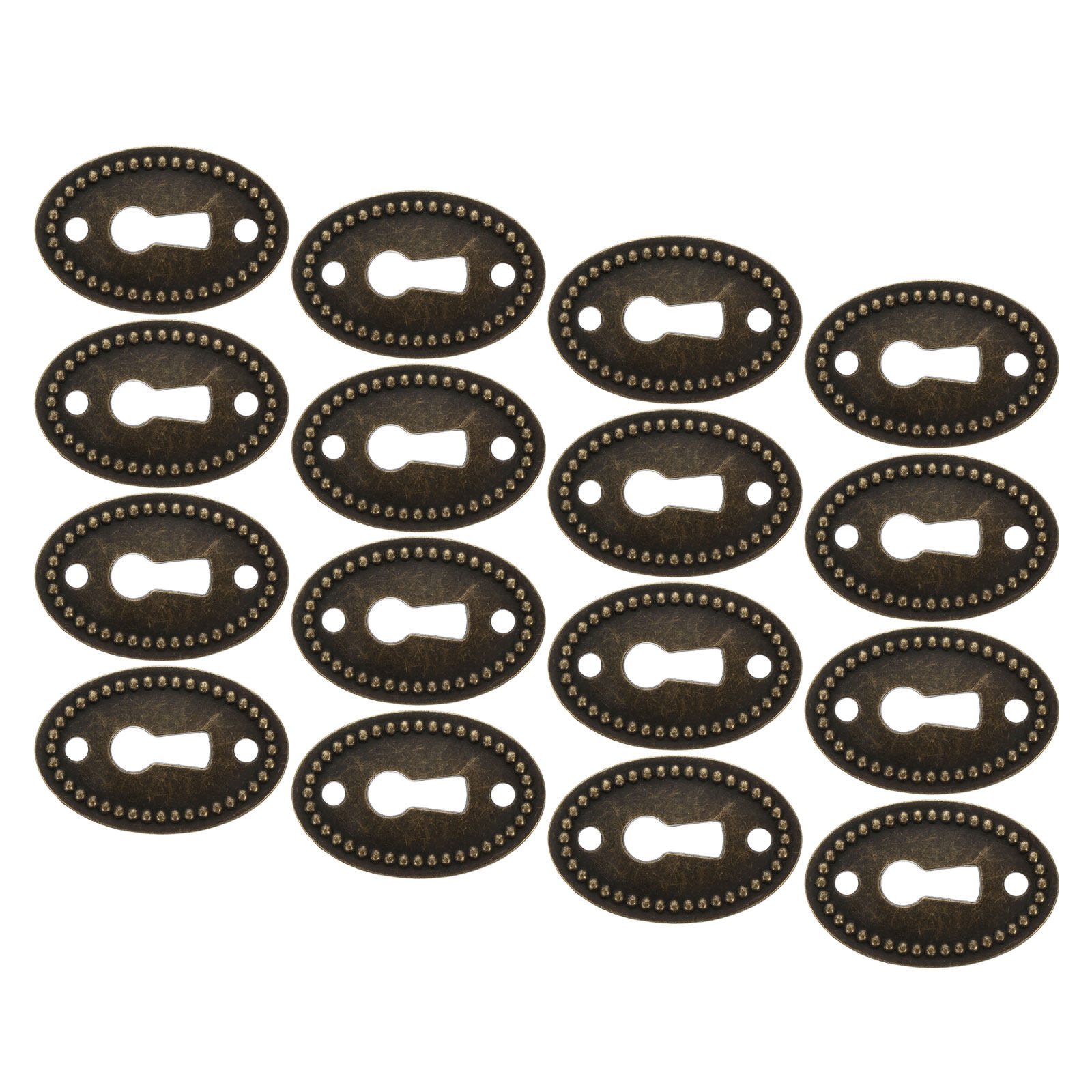 แผ่นปิดรูกุญแจตกแต่งทรงวงรีวิน - Furniture Hardware Vintage บทวิจารณ์และราคา