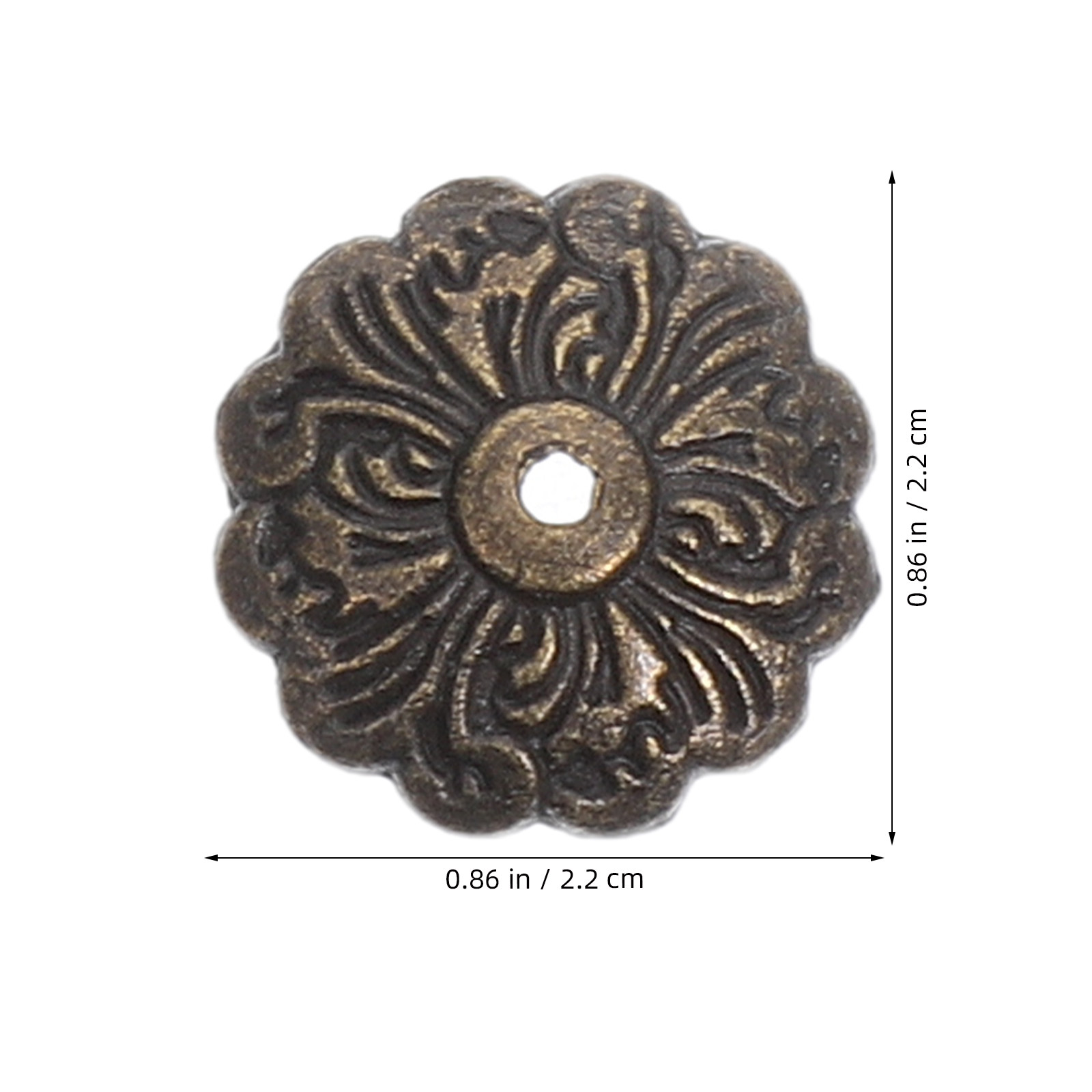 แผ่นรองโลหะหนา 50 ชิ้น ผิวทองเ - Furniture Hardware Brass บทวิจารณ์และราคา