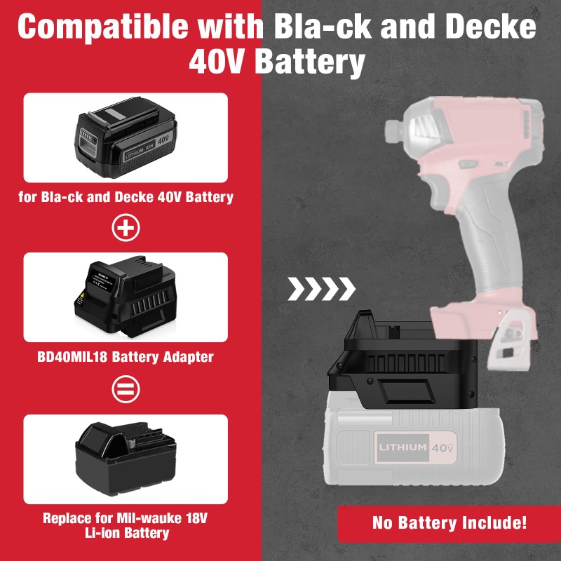 อะแดปเตอร์แบตเตอรี่เครื่องมือไ - Black+Decker Tool Cordless บทวิจารณ์และราคา