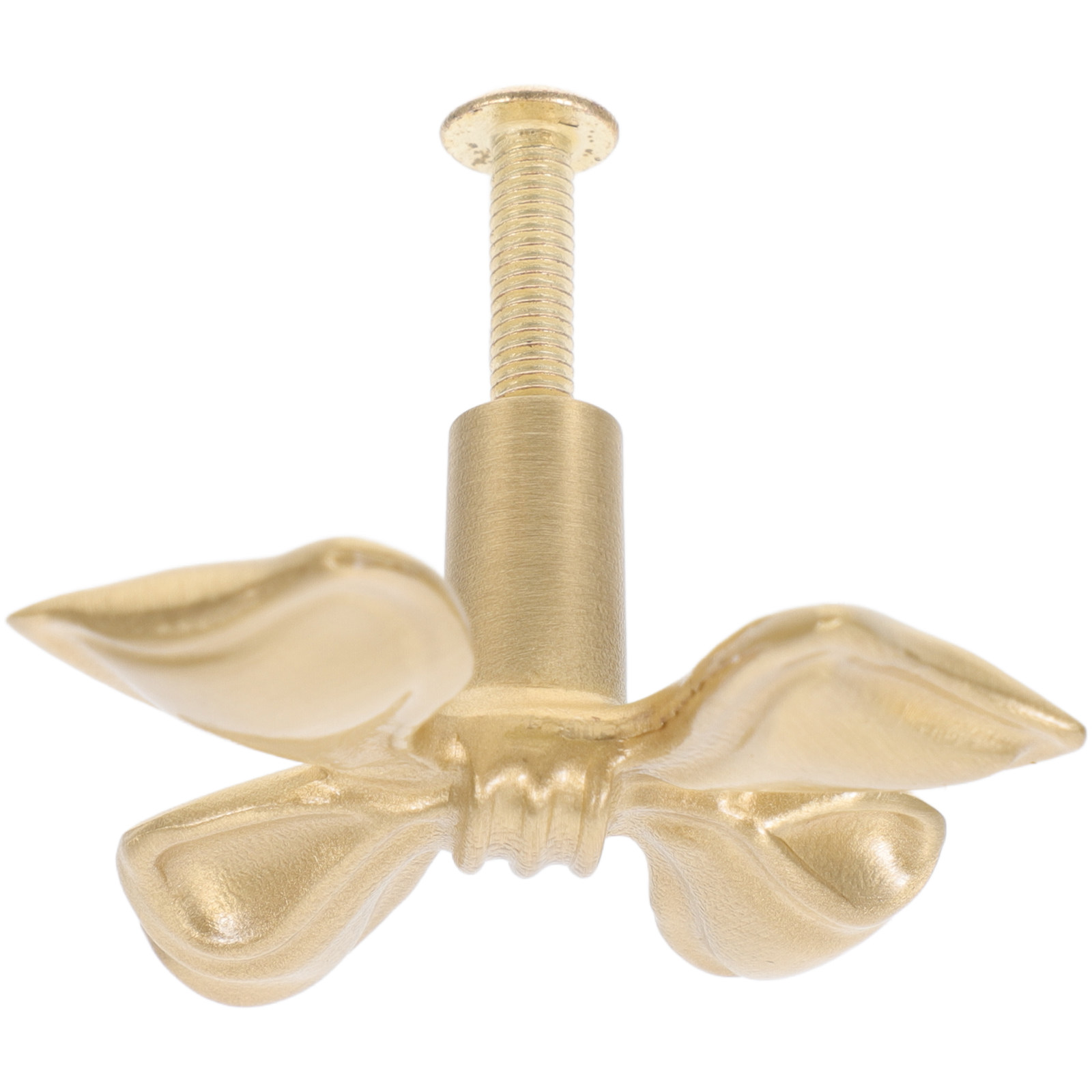 มือจับลิ้นชักทองเหลืองรูปโบว์  - Unique Furniture Hardware Pulls บทวิจารณ์และราคา