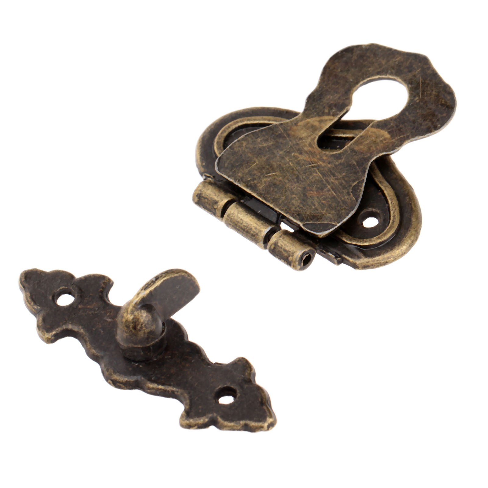 5Pcs 63X47มม.โบราณล็อคโลหะตกแต - Furniture Hardware Vintage บทวิจารณ์และราคา