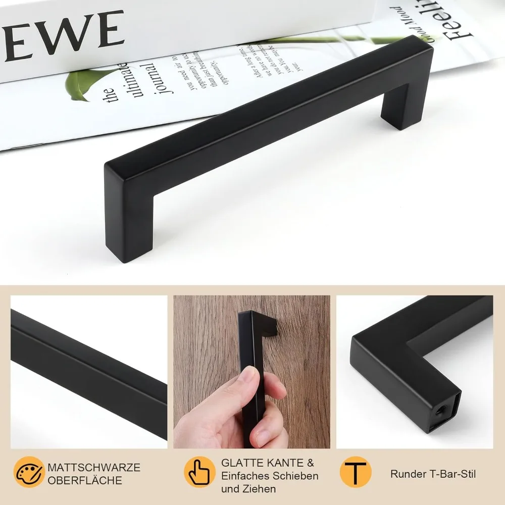 มือจับเฟอร์นิเจอร์สแตนเลสทรงสี - Furniture Hardware Drawer Pulls บทวิจารณ์และราคา