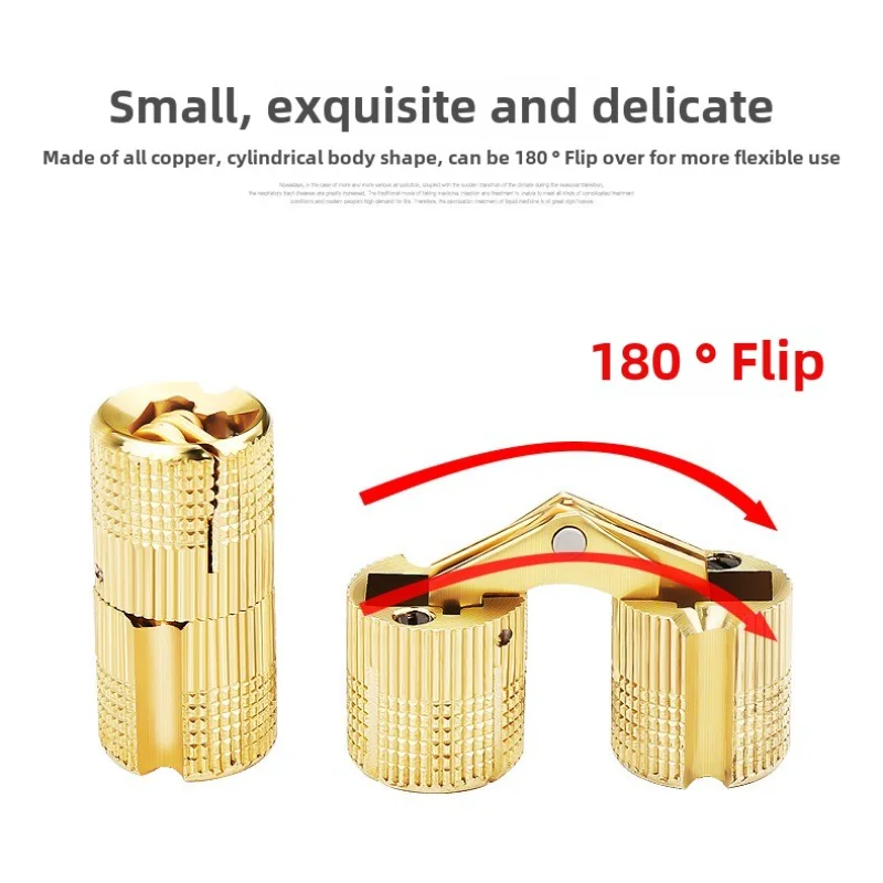 บานพับเฟอร์นิเจอร์ทองแดง 1 ชิ้ - Furniture Hardware Brass บทวิจารณ์และราคา