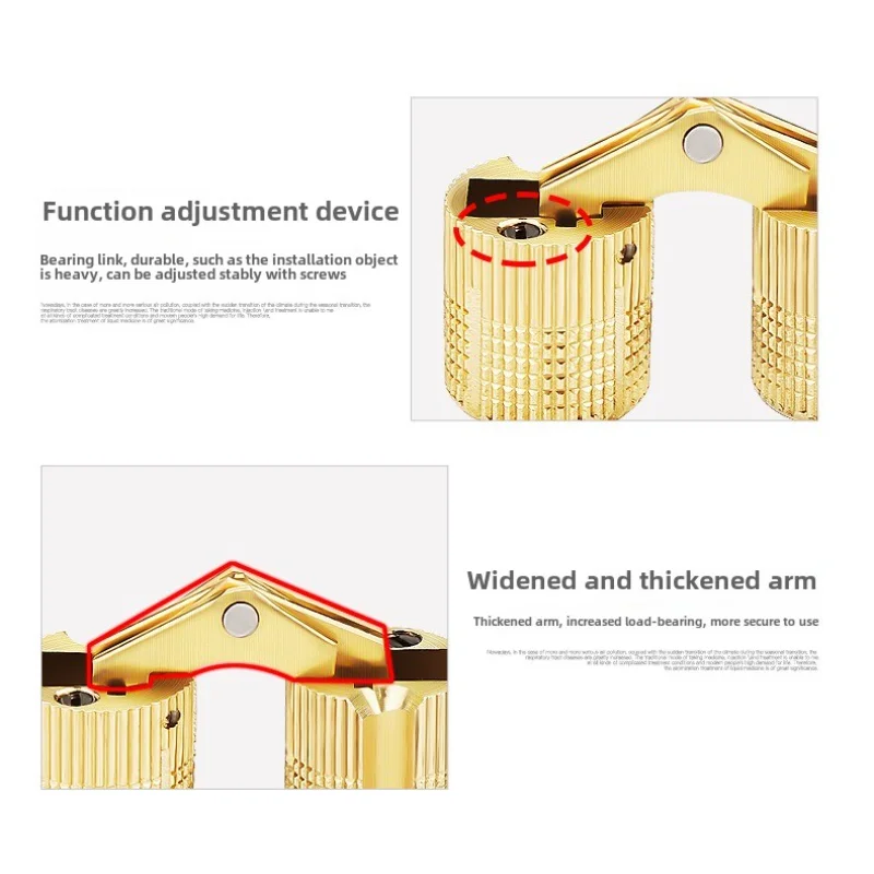 บานพับเฟอร์นิเจอร์ทองแดง 1 ชิ้ - Furniture Hardware Brass บทวิจารณ์และราคา