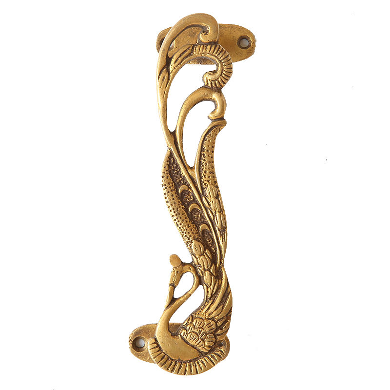 IMPEU นกยูง Figurine ประตูจับด - Furniture Hardware Vintage บทวิจารณ์และราคา