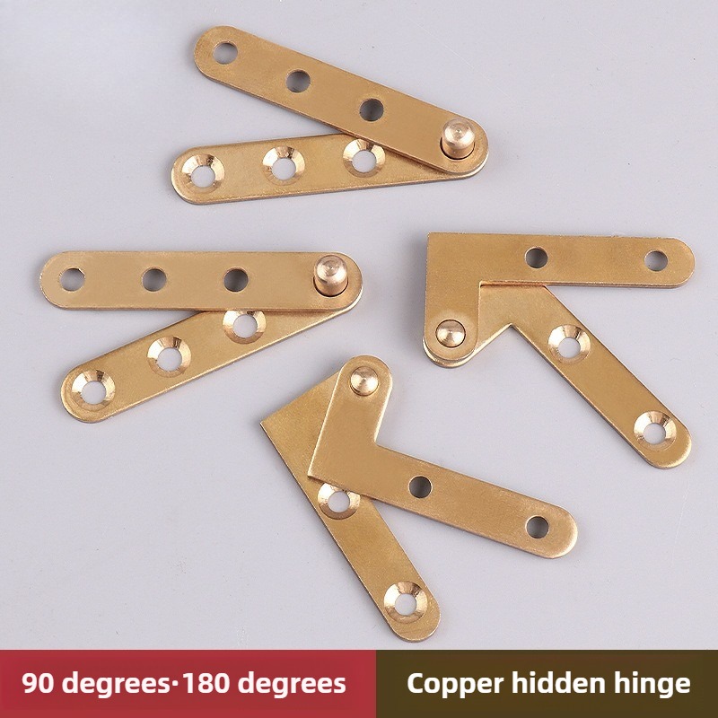 บานพับทองแดงแบบหมุนได้ 90/180  - Furniture Hardware Brass บทวิจารณ์และราคา