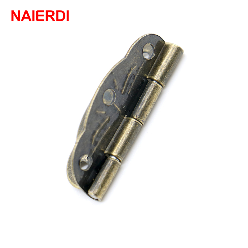 20Pcs NAIERDI Bronzeบานพับกล่อ - Furniture Hardware Vintage บทวิจารณ์และราคา