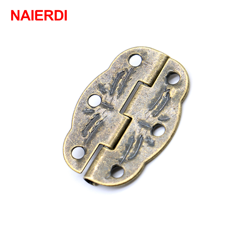 20Pcs NAIERDI Bronzeบานพับกล่อ - Furniture Hardware Vintage บทวิจารณ์และราคา
