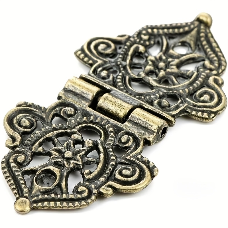 บานพับโลหะลายดอกไม้แบบวินเทจ 8 - Furniture Hardware Replacement Parts บทวิจารณ์และราคา