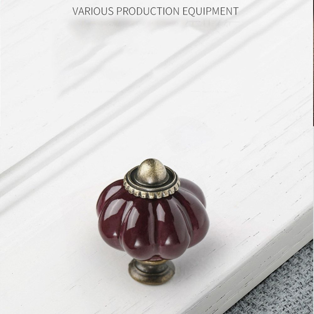 มือจับเซรามิกรูปฟักทองแบบรูเดี - Cabinet Knob Round บทวิจารณ์และราคา