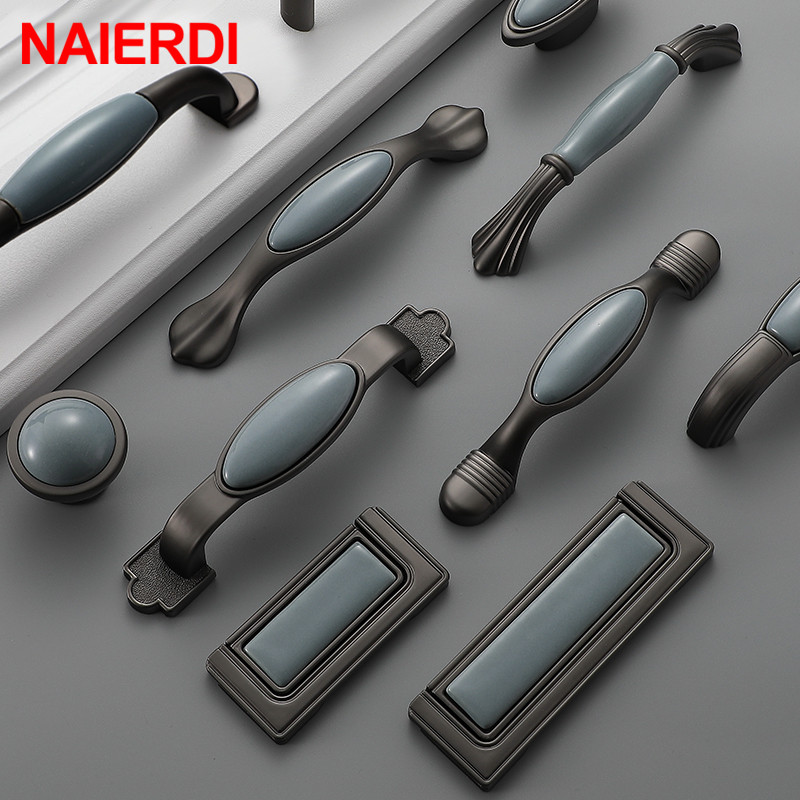 NAIERDI ตู้เซรามิค Knobs Handl - Furniture Hardware Vintage บทวิจารณ์และราคา