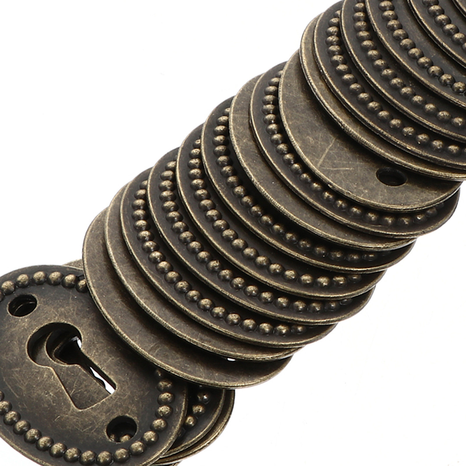 ฝาปิดรูกุญแจ 20 ชิ้น วัสดุโลหะ - Furniture Hardware Brass บทวิจารณ์และราคา