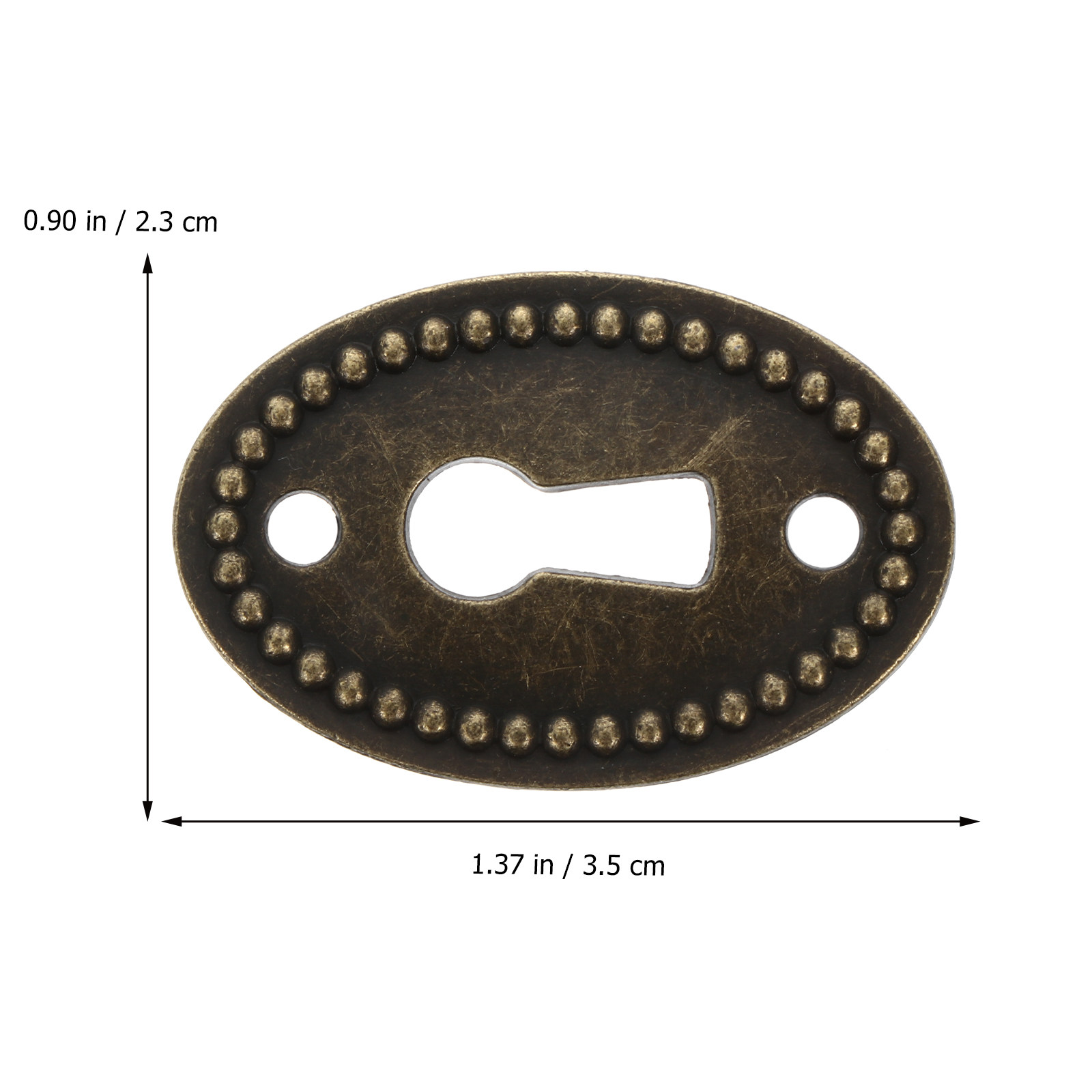 ฝาปิดรูกุญแจ 20 ชิ้น วัสดุโลหะ - Furniture Hardware Brass บทวิจารณ์และราคา